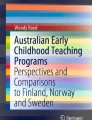 International Perspectives on Early Childhood Teacher Education in the ...