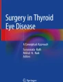 Management of Thyroid Eye Disease: A Comparison Between Three Recent ...