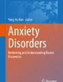 research articles on anxiety disorders