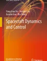 Spacecraft Attitude Determination and Control | Springer Nature Link