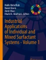 Micelle Formation by Surfactants | Springer Nature Link
