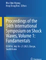 Recent investigations of shock wave effects and interactions | Advances ...