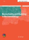 Front cover of Biomechanics and Modeling in Mechanobiology