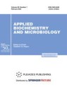 Front cover of Applied Biochemistry and Microbiology