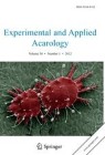 Front cover of Experimental and Applied Acarology