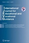 Front cover of International Journal for Educational and Vocational Guidance
