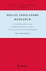 Front cover of Social Indicators Research