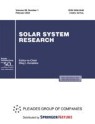 Front cover of Solar System Research