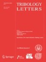Front cover of Tribology Letters