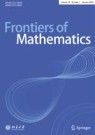 Front cover of Frontiers of Mathematics in China