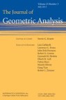 Front cover of The Journal of Geometric Analysis