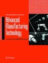 Front cover of The International Journal of Advanced Manufacturing Technology