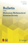Front cover of Bulletin of the Malaysian Mathematical Sciences Society