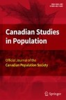 Front cover of Canadian Studies in Population