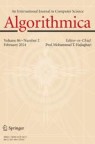 Front cover of Algorithmica